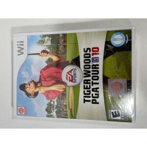 Tiger Woods PGA Tour 10 Nintendo Wii New Sealed EA Sports Golf Game RVL P R90E